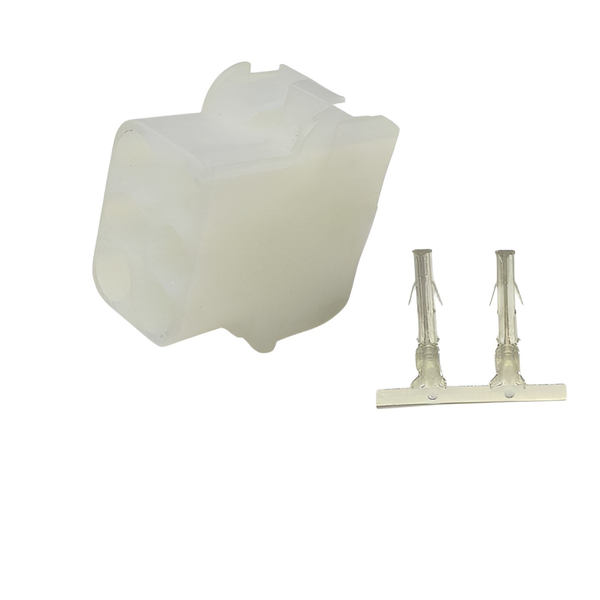 XY139-06F: 6.3mm, 6-Way Square Female Connector w/ Dual Release-Lock, 10A