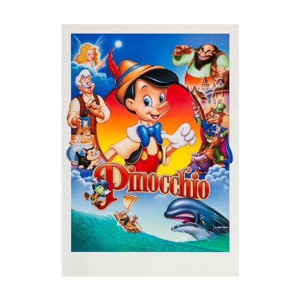 Cartoon Abstract Movie Pinocchio - A1 poster