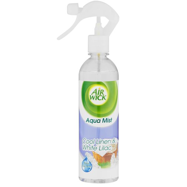Airwick 345ml - Aqua Mist - Air Freshener - Trigger - Cool Linen &amp; Almond