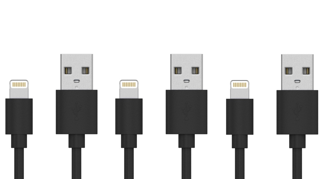 Lightning Cable 1m Black Pack of 3 Shop Today. Get it Tomorrow