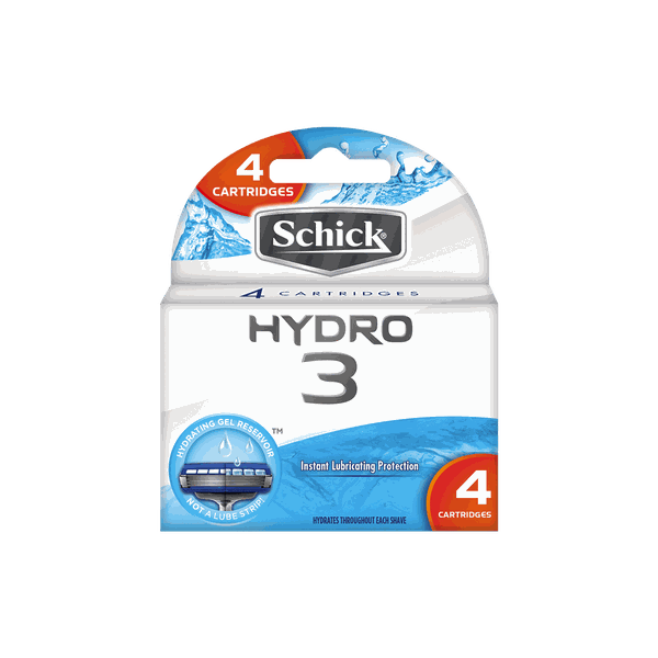 Schick Hydro 3 Refills 4's