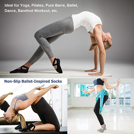 Generic Non-slip Design Socks Perfect For Yoga, Pilates, Fitness