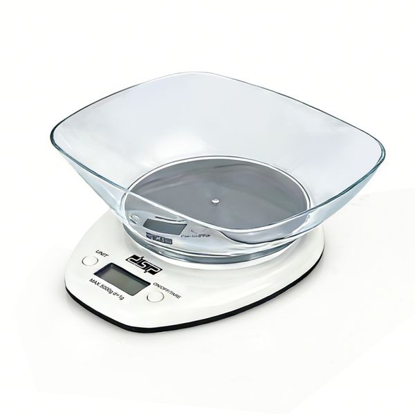 DSP Digital Kitchen Scale 1g to 5kg With 800ml Bowl For Cooking Baking Diet