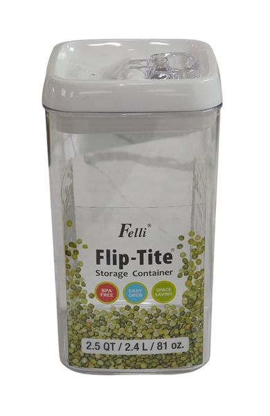 Felli Flip-Tite Large Storage Container - 2.4L