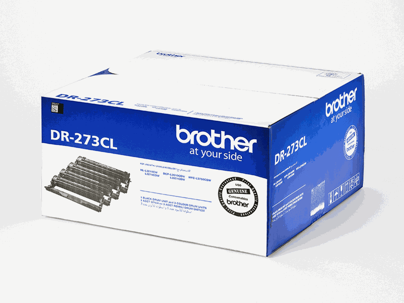 Brother Colour Drum for HLL3210CW, DCPL3551CDW, MFCL3750CDW ( DR273-CMY)