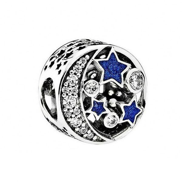 Shimmering Midnight Sky Charm