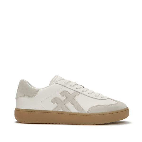 FitFlop The Dash Leather Suede Urban White