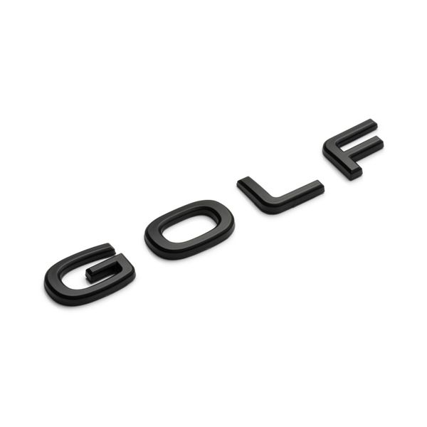 Golf-21-Mbk, Golf 2021 Edition Badge-Matt Black