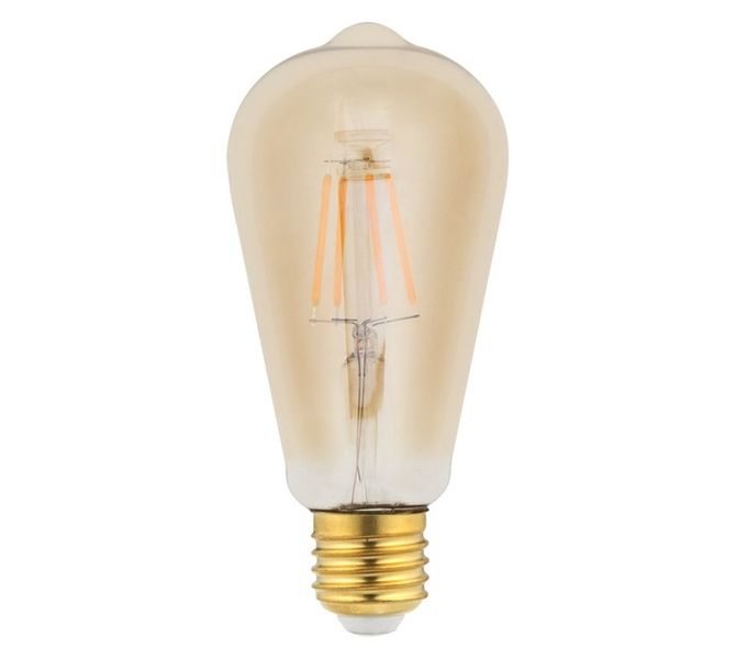 Light Worx LED Filament Warm White Non-Dimmable 4 Watt Bulbs - 3 Pack