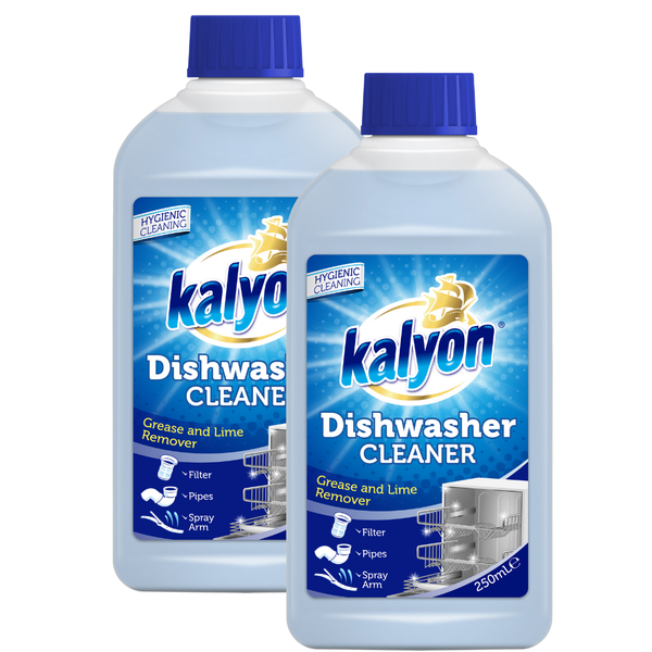 Kalyon 250ml Auto Dishwasher Machine Cleaner Lime Remover Value Pack