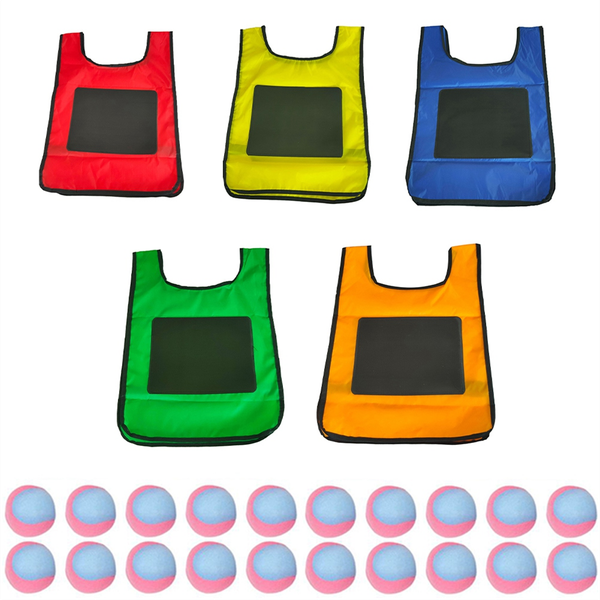Eludeball Game Set -5Pcs Kids Eludeball Tag Sticky Vests M