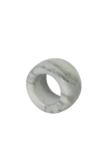 Nicolson Russell Marble Round 4 Piece Napkin Rings