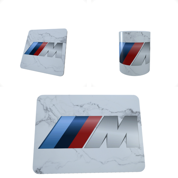 BMW M Motorsport V1 - Coffee Mug, Coaster, and Mouse Pad