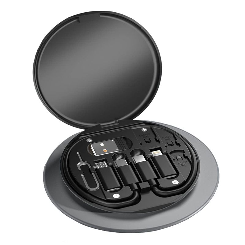 Multifunctional 6 in 1 Fast Charging USB Data Cable Set