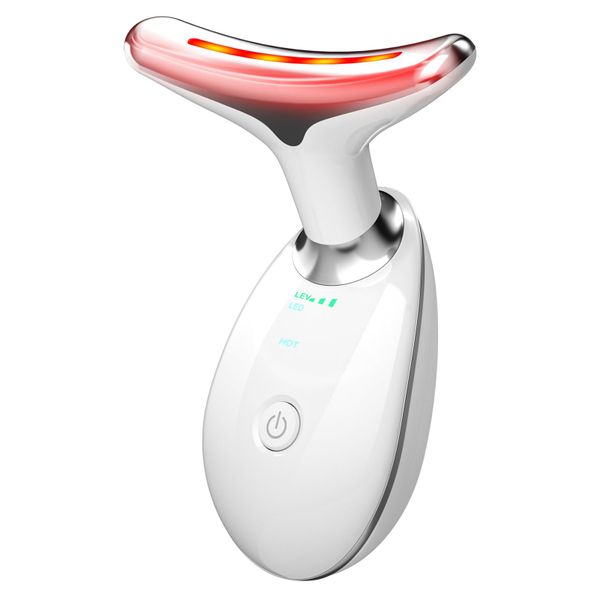 Face Neck Beauty Device, 7 Color Led Face Neck Massager