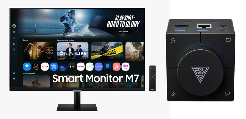 Samsung 32" M7 4K Vision AI Smart Monitor + CS 15-in-1 USB Hub