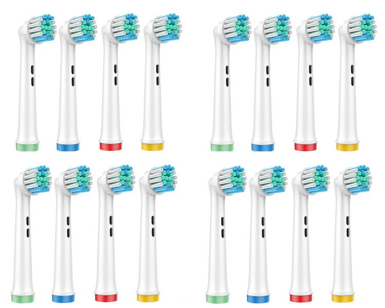 CoralSky Oral-B Compatible Replacement Electric Toothbrush Heads - 16 Pack