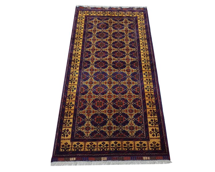 Fine Quality Afghan Marinoos Carpet 195 X 93 cm