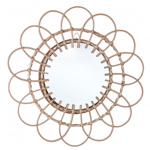 Mirror Round 49cm Flower Shape