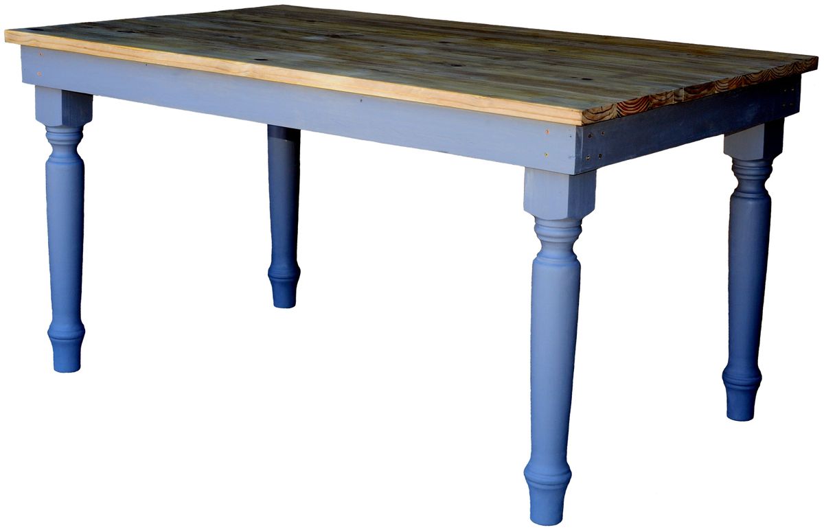 Rustic Table 1.5m Classic Fancy Legs Kitchen / Ding room / Patio Table ...