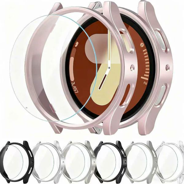 6 Pieces Screen Protector Case Compatible With Galaxy Watch 7 40mm