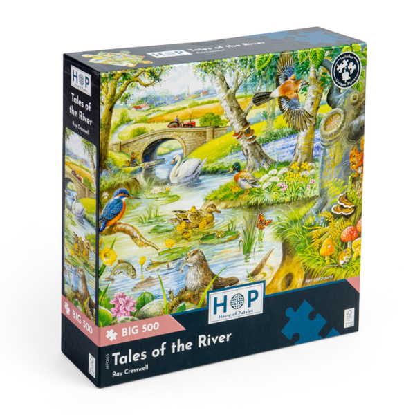 House of Puzzles - Tales Of The River - XL Pieces - 500 Piece Jigsaw Puzzle