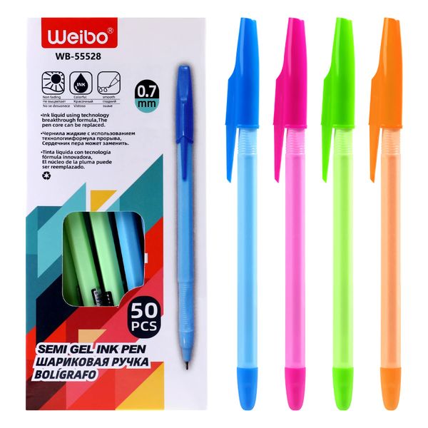 Black Gel Ink Pens 50pcs Large Capacity