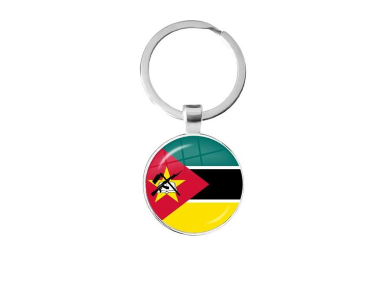 Mozambique Africa National CountryFlag Keyring Souvenir Pendant NoveltyGift