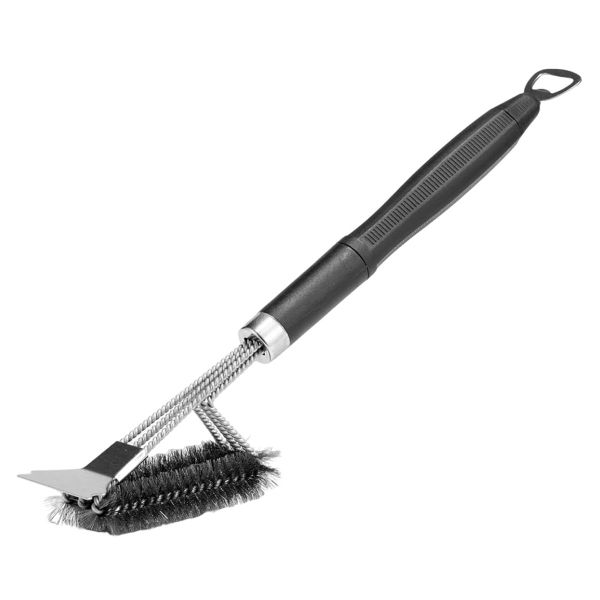 Grill Brush &amp; Scraper BBQ Brush for Grill, 18" Stainless Steel Woven Wire B