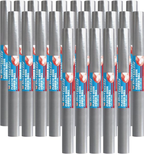 Butterfly Heavy Duty Polyethylene Book Cover Roll - 3m x 450mm