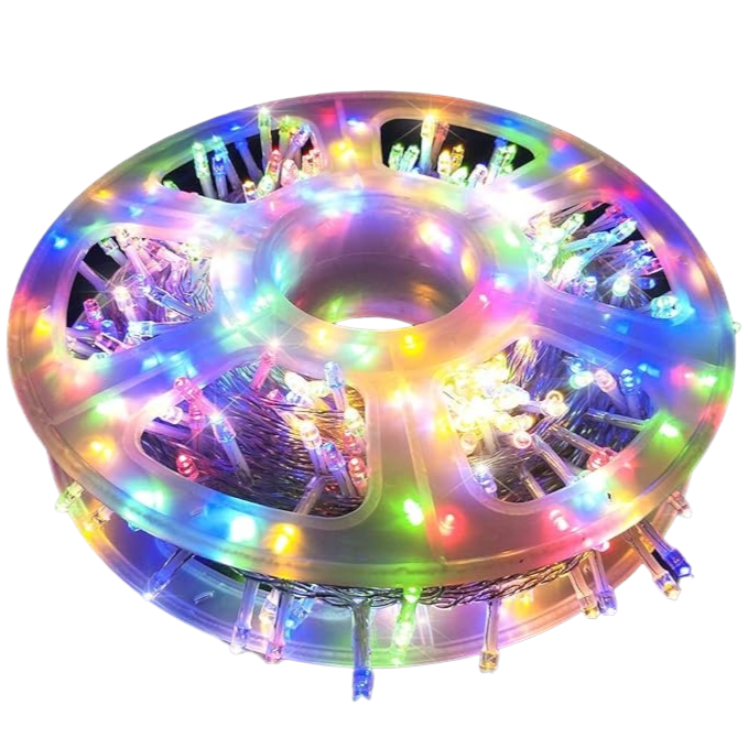 50M LED Christmas Decorative String Lights for Party Garden - Rainbow