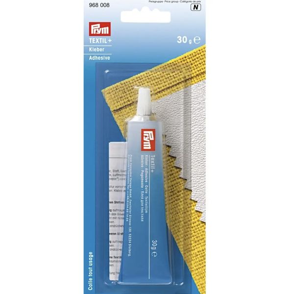Prym Textil+ Textile and Fabric Glue / Adhesive, 30g