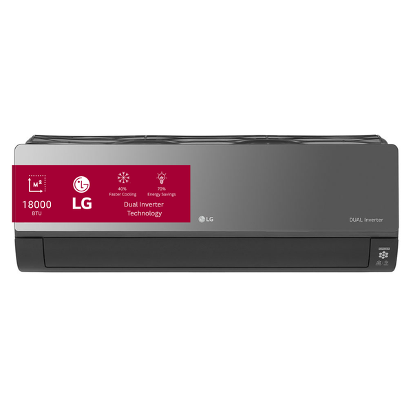 LG Artcool - Black Wall Airconditioner - 18 000 BTU