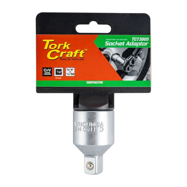 Tork Craft Socket Adaptor 3/4"F X 1/2"M