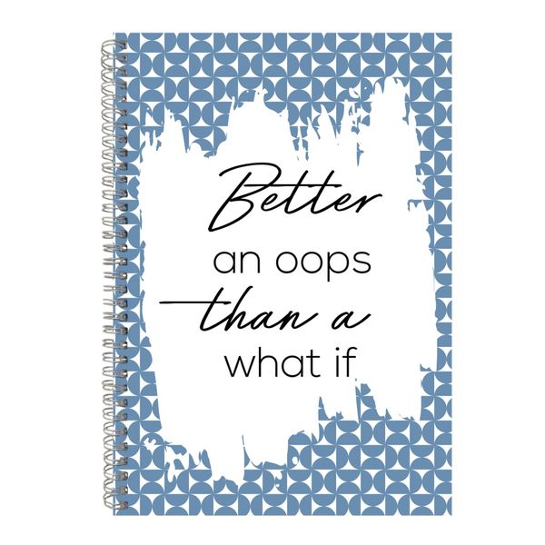 Better A4 Notebook Spiral Lined Motivational Saying Graphic Notepad Gift185