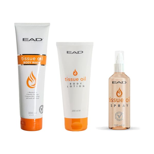EAD Tissue Oil Combo ( Body Lotion, Body Wash, Spray,)