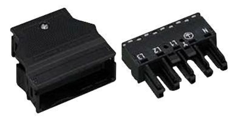 Wago (770-105) Rectangular Connector, 5 Contacts, Receptacle, Clamp, 1 Row
