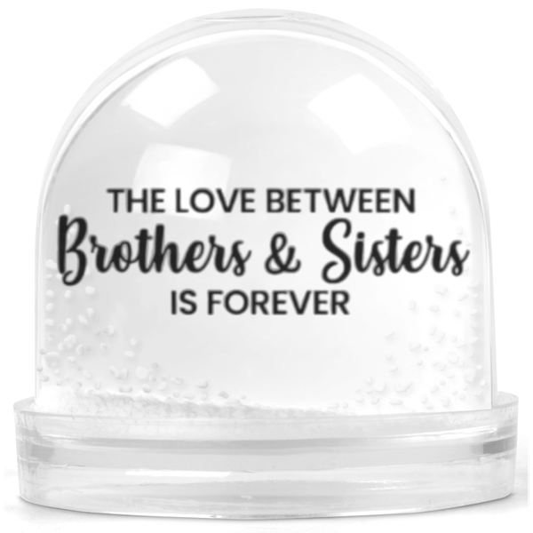 The Love Between Brothers And Sisters Is Forever Gift Keyring