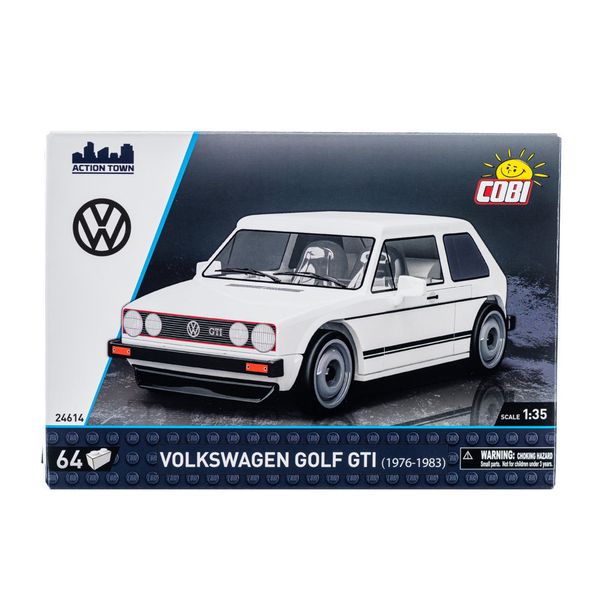VWZ Cobi Brick 1:35 Golf GTI (1976-83) Collectable (White)