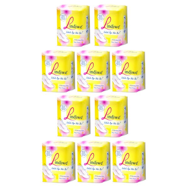 Lindiwe Sanitary Pads Maxi Thick 10 Packs