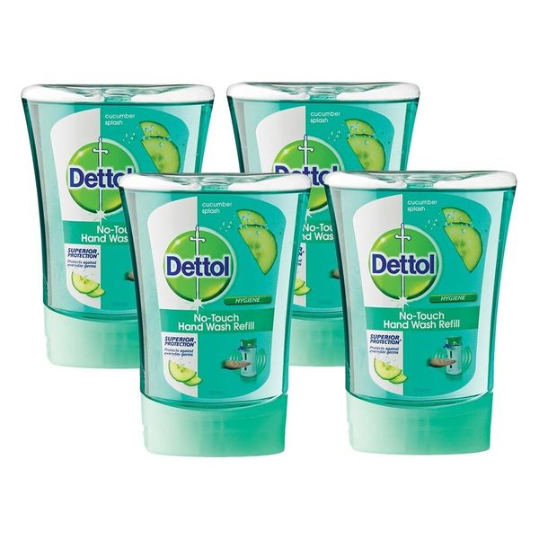 Dettol Hygiene No-Touch Hand Wash Refill - Cucumber Splash - (6x250ml)