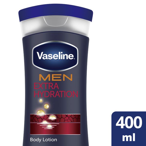 Vaseline MEN Extra Hydration Moisturizing Body Lotion for Very Dry Skin 400ml