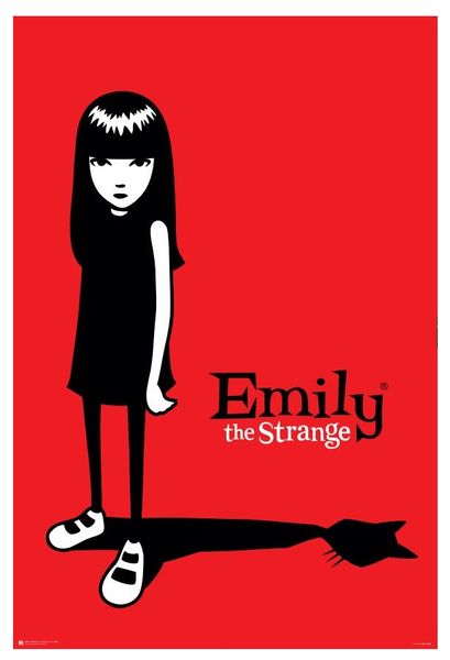 Emily The Strange - Cat Shadow Poster