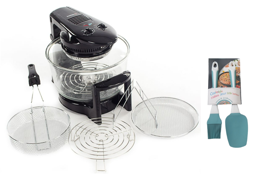Milex Versatile 11 Litre Hurricane Air Fryer + Spatula Brush Combo Shop Today. Get it Tomorrow
