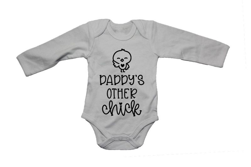 Daddy's Other Chick - Chicken - Long Sleeve - Baby Grow