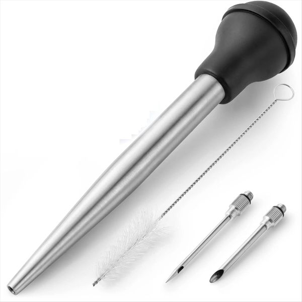 Turkey Baster for Cooking Food Grade Metal Syringe