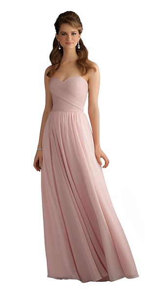 Classic Long Luxe Chiffon Dress - UK16