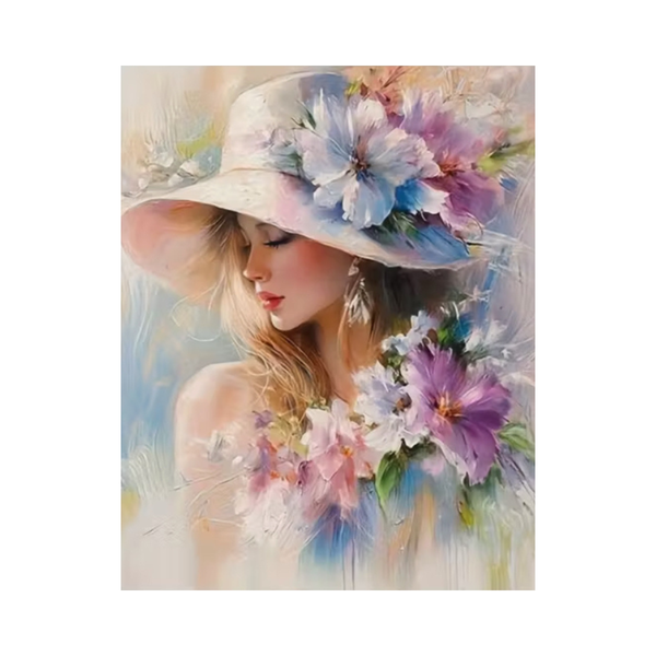 Floral Daydream Paint by Number Kit for Adults/Beginners