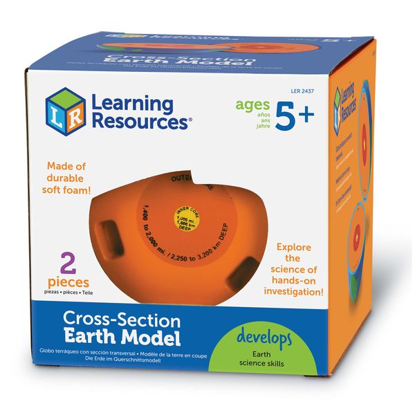 Learning Resources Cross-Section Earth Display Model