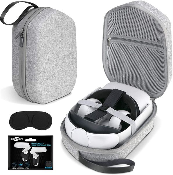 VR Carry Case for Oculus Quest 2 Glasses storage bag hard case - Grey